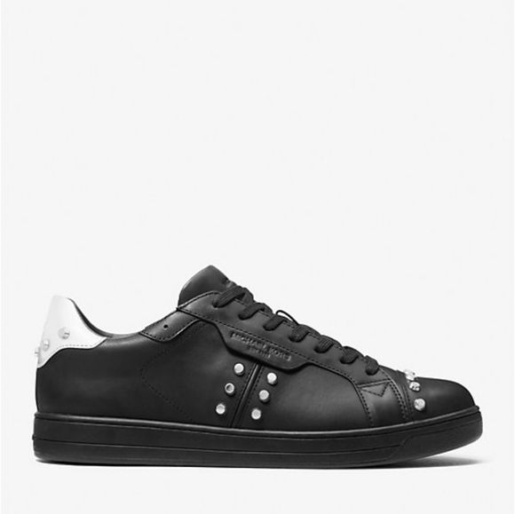 Michael Kors Keating Studded Lace-Up Men's Sneakers - Picture 2 of 5